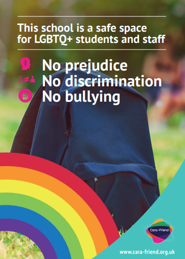 LGBTQ+ safe school poster
