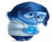 blue character